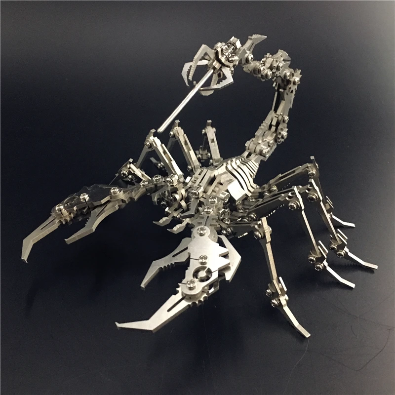 MMZ MODEL SteelWarcraft 3D metal puzzlel Scorpion KING animal Assembly metal Model kit DIY 3D Laser Cut Model puzzle Desktop