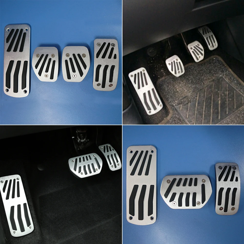 TTCR-II Car Accessories For Peugeot 2008 207 CC SW GTI/RC 208 GTI 308CC AT/MT Gas Brake Clutch Pedals Pad Modified Stickers