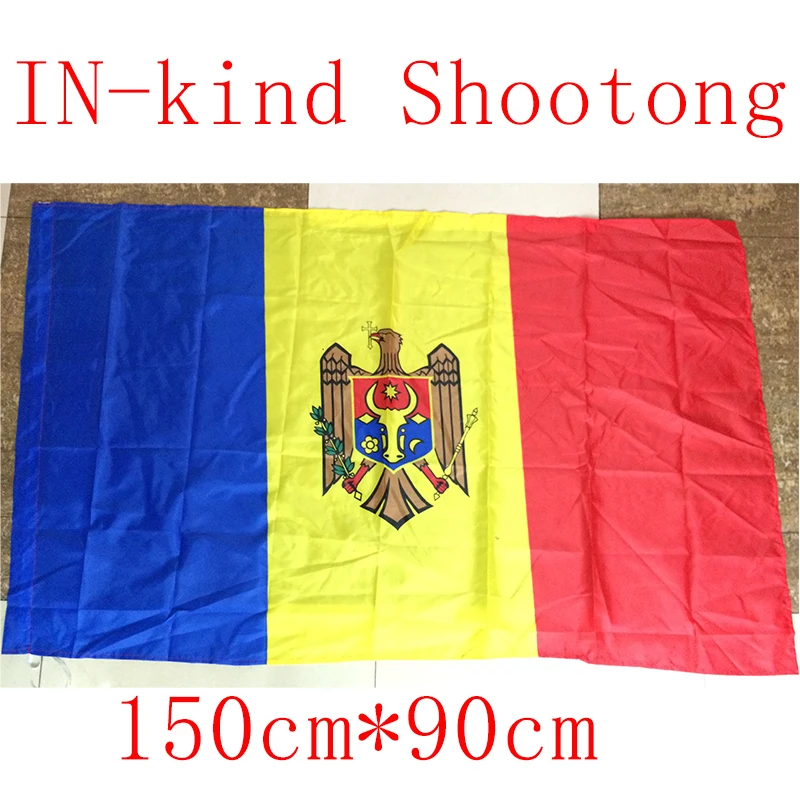 

90*150cm 60*90cm Moldova Flag Polyester Flag Banner 5*3 FT