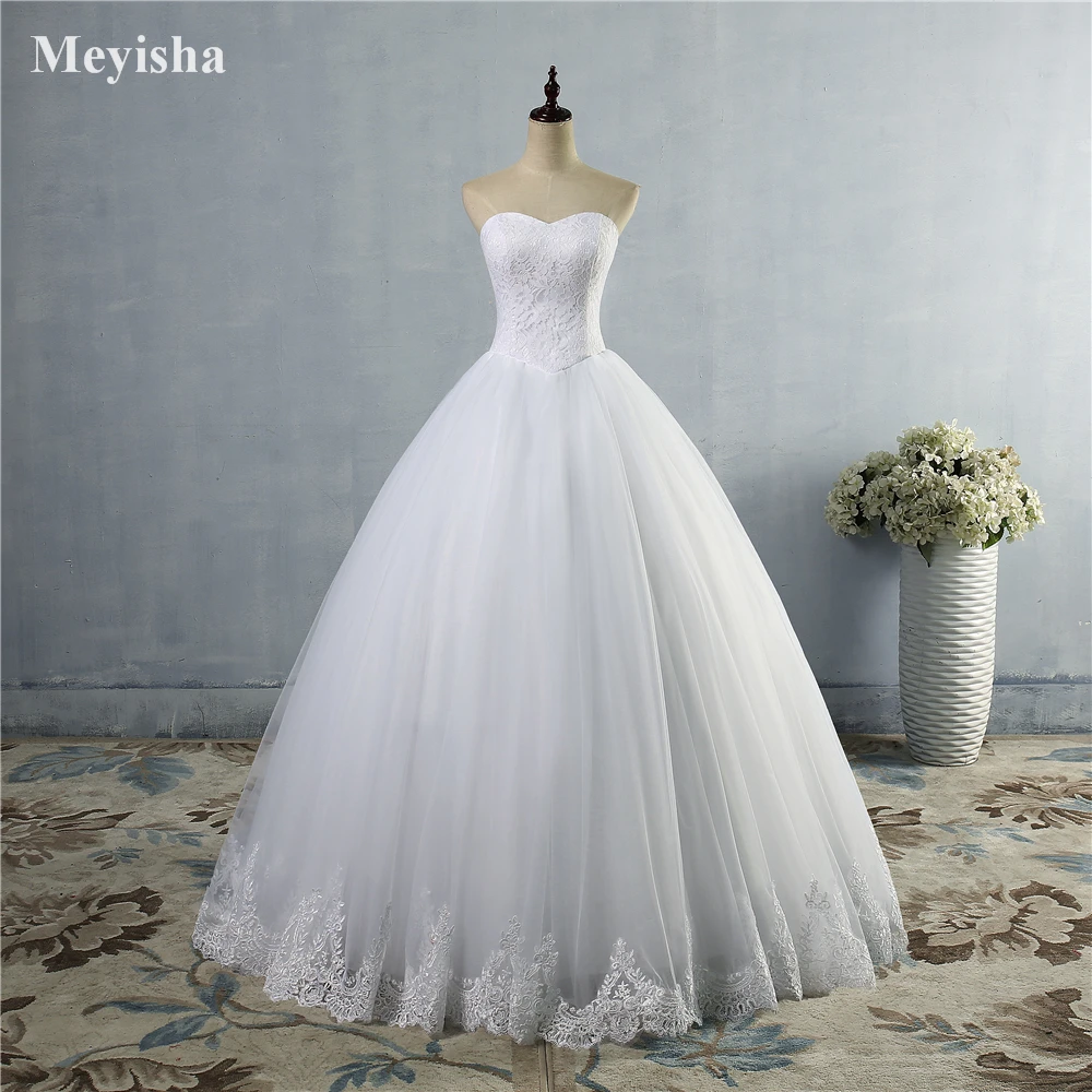 

ZJ9014 2024 Fashion White Ivory Vintage Wedding Dresses For Brides Plus Size Formal Sweetheart 2/4/6/8/10/12/14/16/18/20