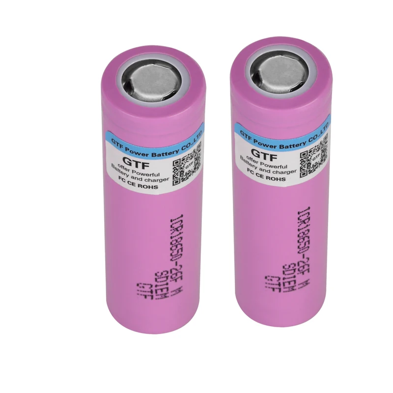 Gtf 100% Originele 3.7V 18650 Batterij Li-Ion Icr 18650-26F 2600Mah 18650 Lithium Oplaadbare Batterij Voor Zaklamp Batterijen