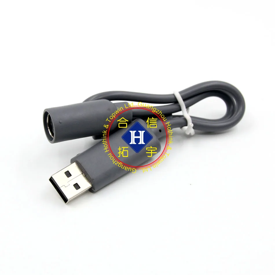 Hothink adaptador de cabo usb de fuga, para xbox 360/xbox 360 slim, extensão de controle com fio pc