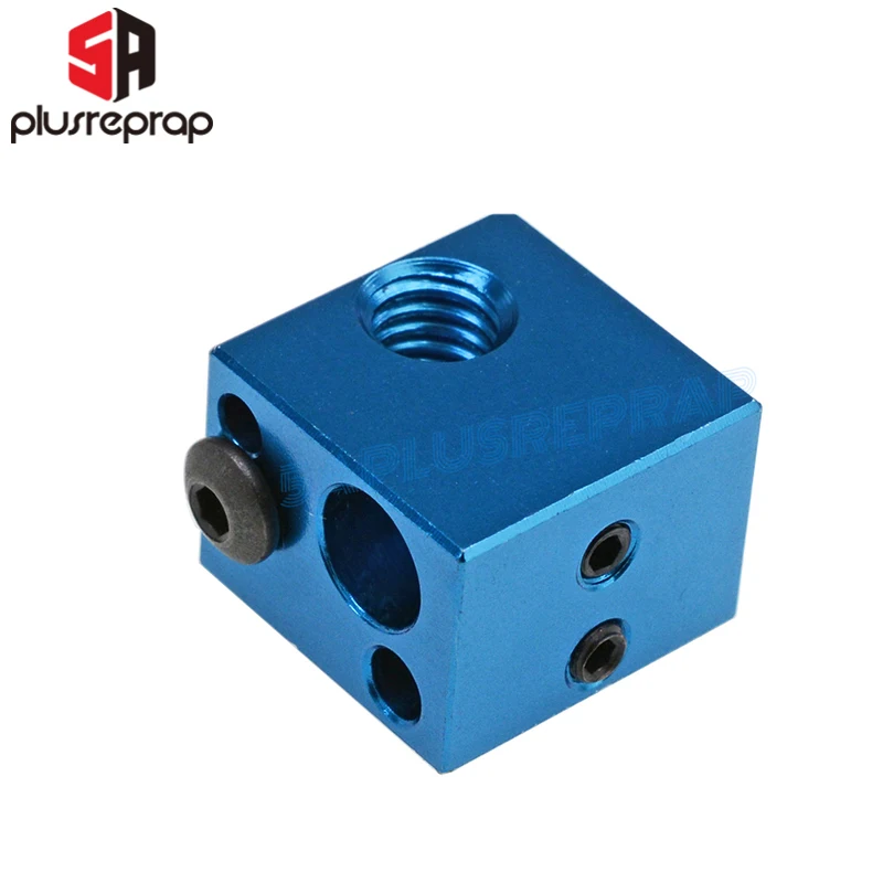 3D Printer Aluminum Block 16*16*12mm for Thermistor HT-NTC100K Thermocouple V5 V6 J-head Hotend Extruder