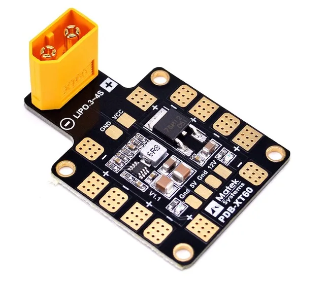 MATEK Mini Power Hub PDB XT60 Power Verteilung Bord PDB-XT60 mit BEC 5 V/12 V für FPV Drone quadcopter QAV210 QAV-R QAV-X