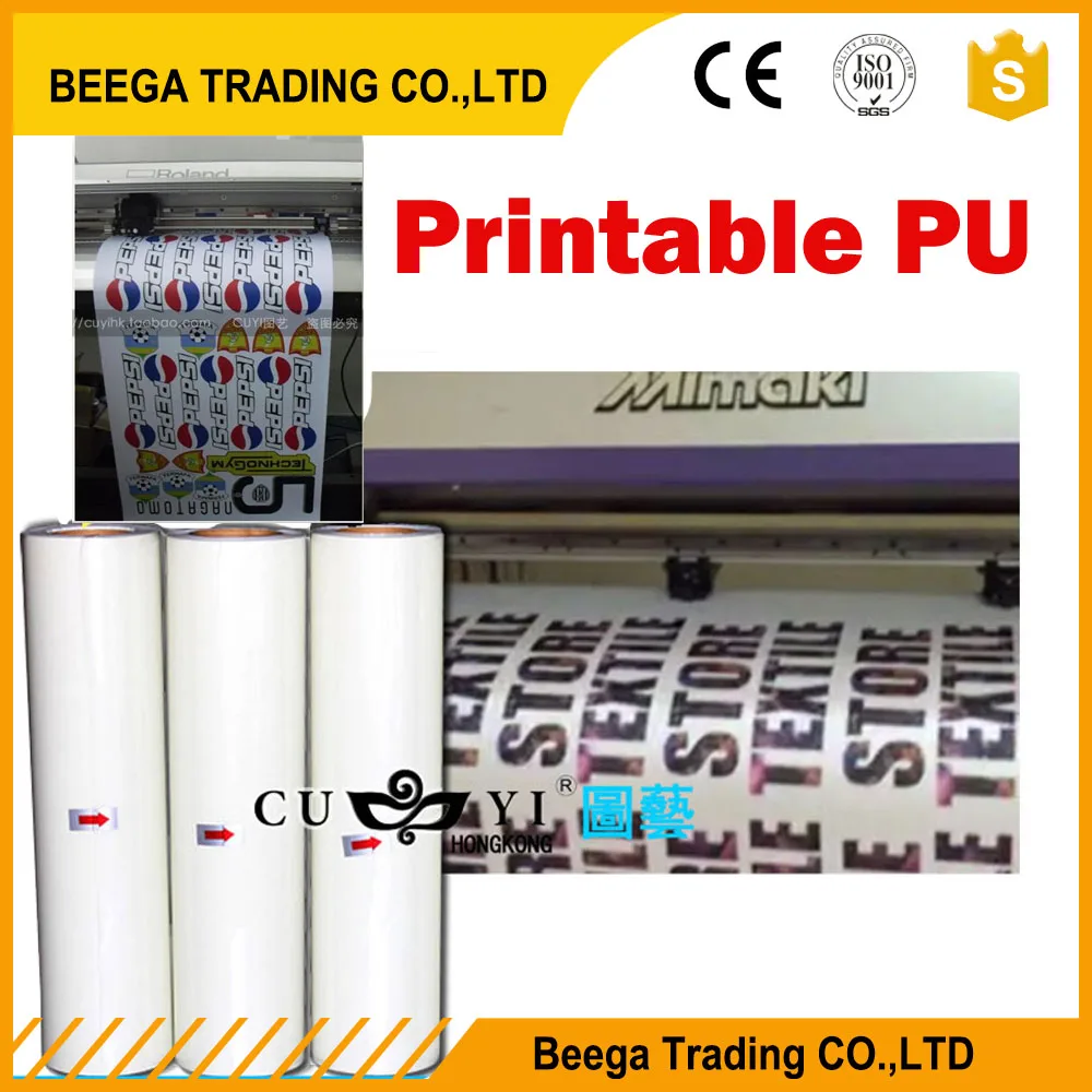 Premium Quality Heat Vinyl, Digital Printable PU/PVC Transfer Film Size:50CMX25M/Roll