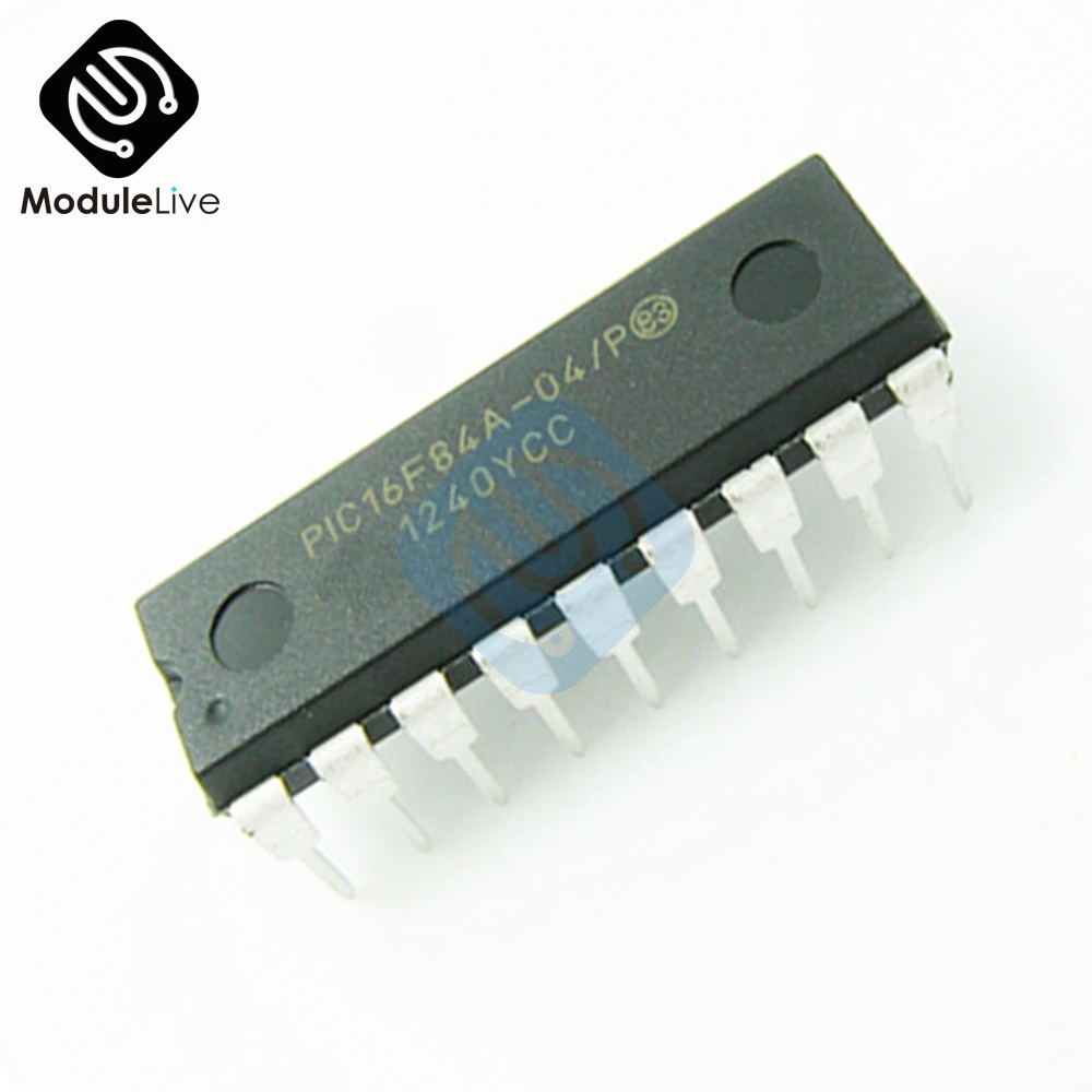 

Микрочип DIP-18 IC PIC16F84A, 1 шт.