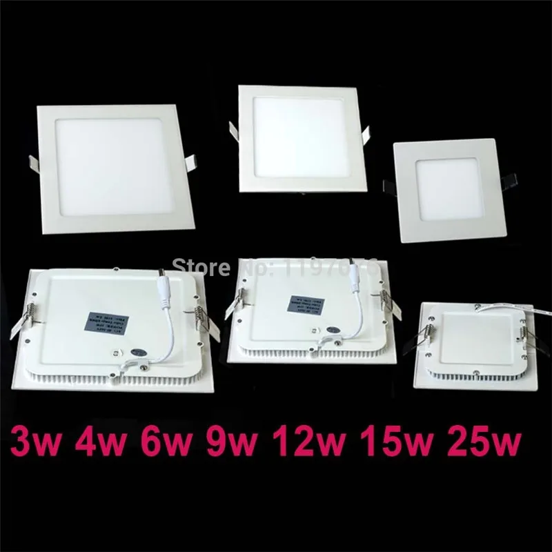 Input 12V 24V LED Tersembunyi Plafon Downlight Panel Light 3-25W Indoor LED Spot Down 12V 24V dengan Adaptor