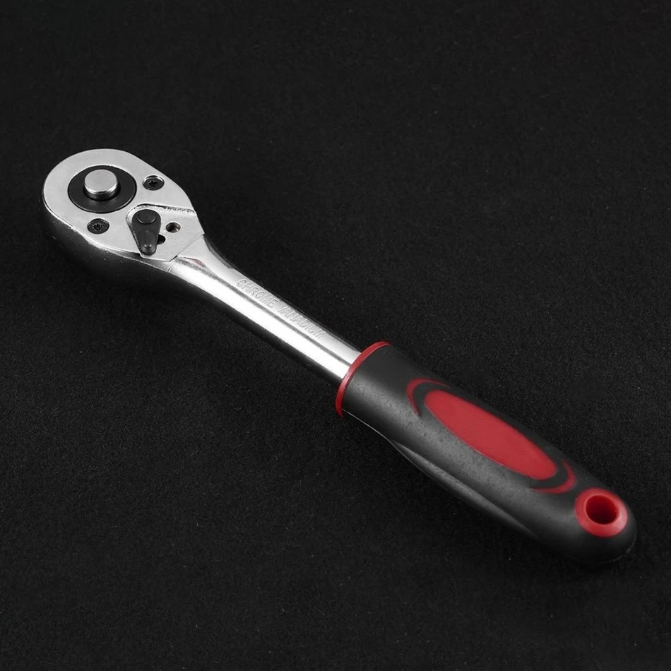 1/2 3/8 1/4 Inch Ratchet Wrench 24 Teeth Auto Quick Release Professional Labor  Square Head Spanner Socket Drive Hand Tools