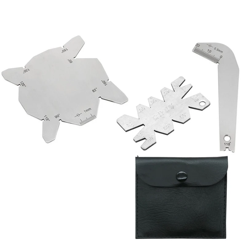 각도 측정 도구로 정확한 드릴 각도를 잡는 법: 3Pcs Set 드릴 비트 각도 게이지 사용기