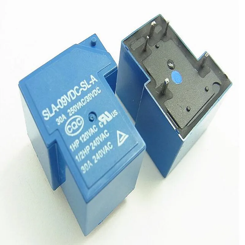 10PCS/lot Power relays SLA-05VDC-SL-A SLA-12VDC-SL-A SLA-24VDC-SL-A SLA-09VDC-SL-A 5V 12V 24V 09V 30A 5PIN T90