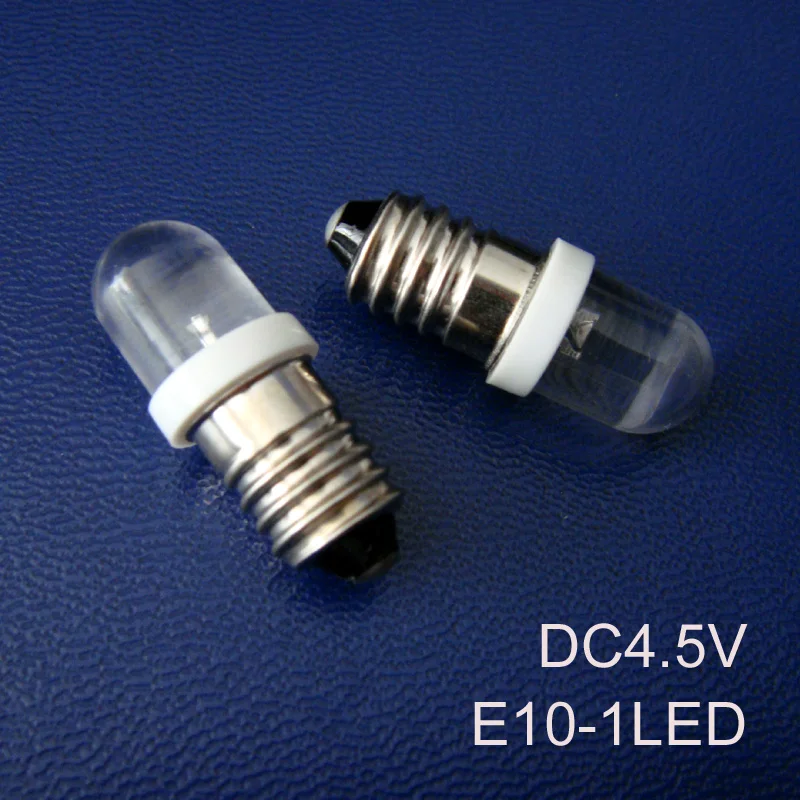 High quality DC4.5V E10 Warning light,4.5V E10 Bulb,E10 5V,E10 Indicator light,E10 4.5V light,E10 4.5V,free shipping 1000pcs/lot