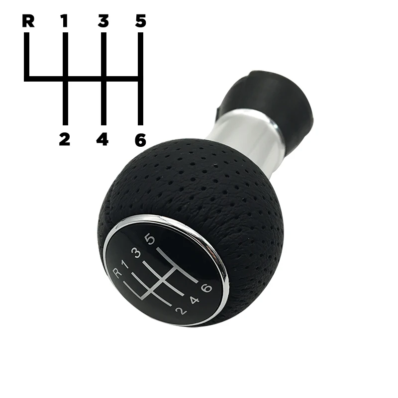 5 6 Speed Car Gear Shift Knob For Audi A3 2000 to 2003 Audi A4 S4 B6 B7 Passat B5 B6 B7 CC 3C Golf 4 Manual Lever Shift knob