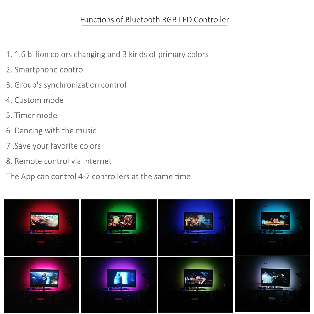 MJJC Bluetooth LED Controller RGB 5V 12V 24V LED Strip Light Wireless Bluetooth Controller Android IOS App Music USB Controller