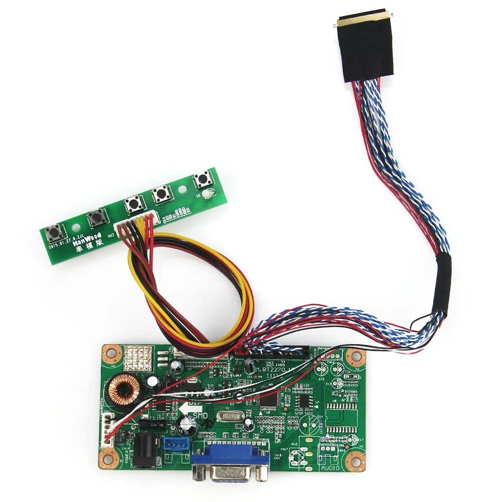 For LP173WD1(TL)(A2) N173O6-L02 M.RT2270 LCD/LED Controller Driver Board(VGA) LVDS Monitor Reuse Laptop 1600x900