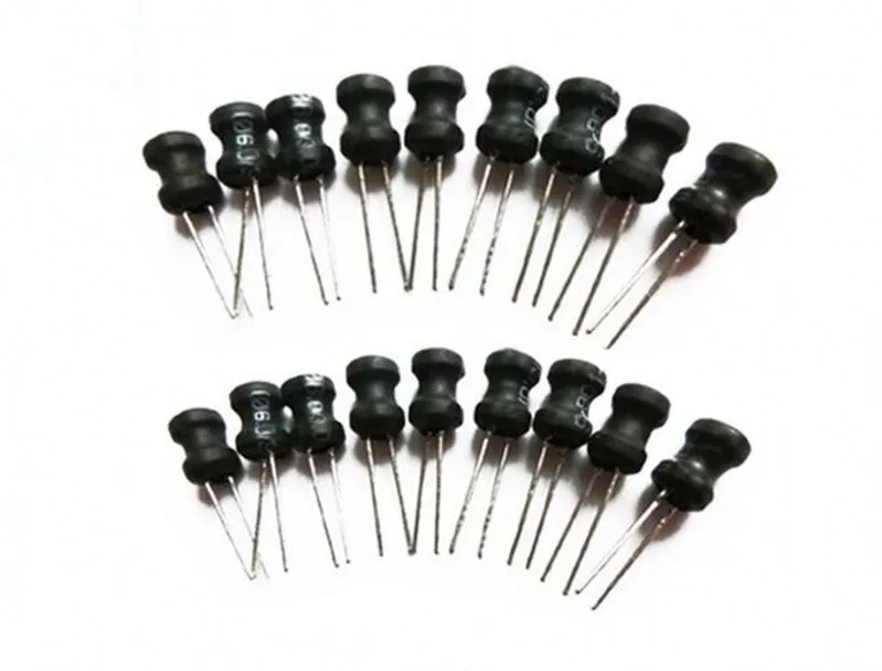 100 pcs/lot Power Inductor DIP 6*8mm 8*10mm 9*12mm 2.2UH 4.7UH 10uH 22uH 100 uH 330uH 470uH 1MH 2.2MH 4.7MH 10MH – Detail 4