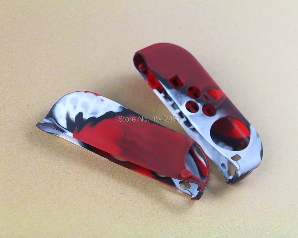 1set Camouflage Silicone Right Left controller Case Skin Cover Protector Replacement For Switch Joy Con