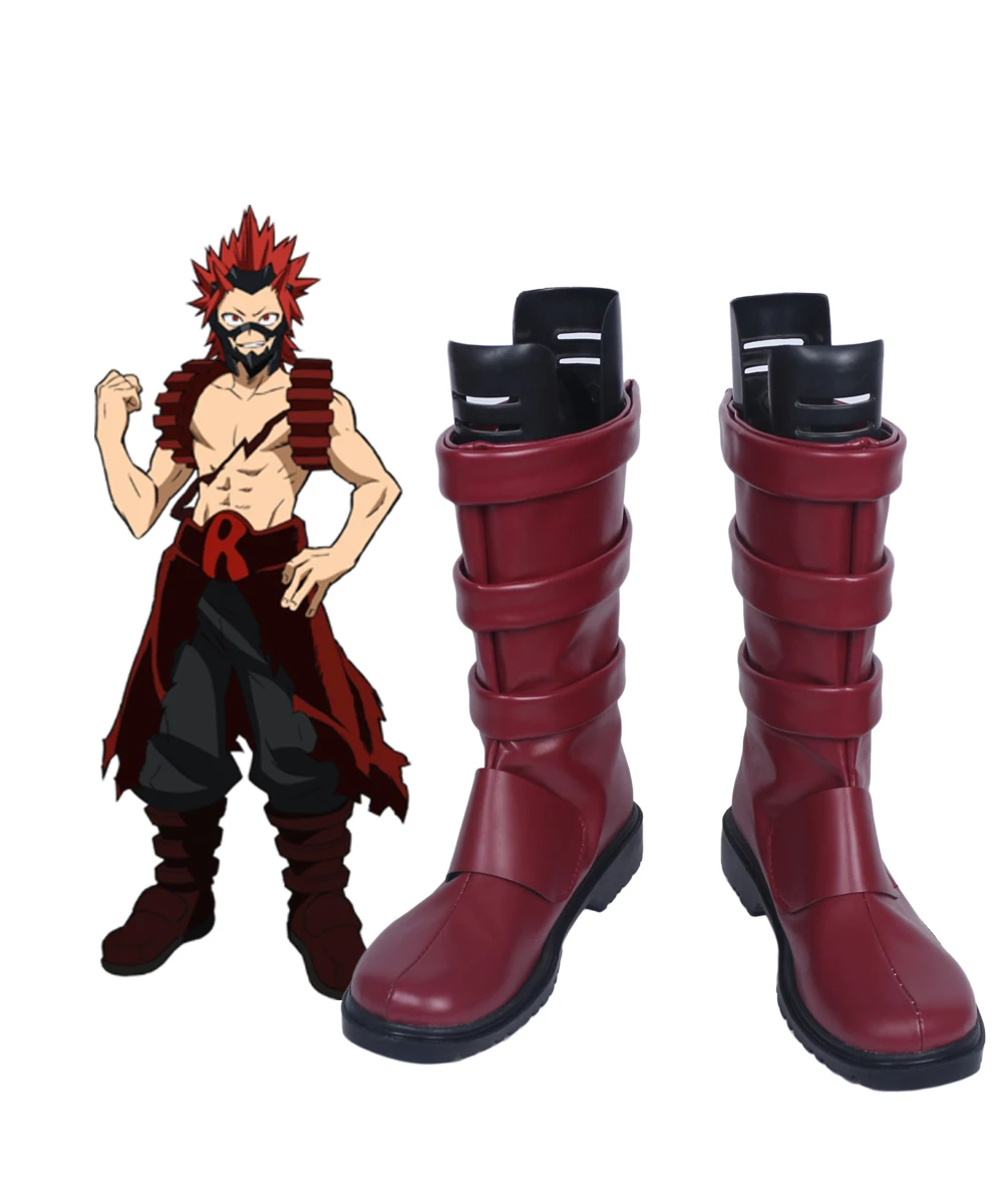 

Eijiro Kirishima Cosplay Shoes My Hero Academia Red Boots Cosplay Boku no Hero Cosplay Shoes Custom Made