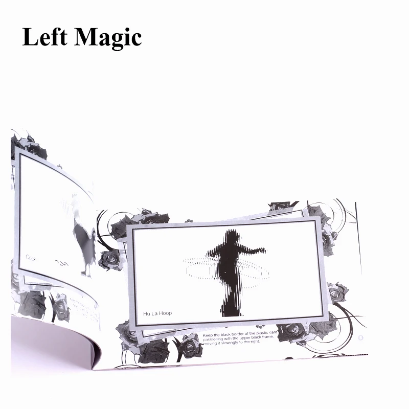 Magic moving images book cartoon book magic animal book magic tricks 1pcs /lot for kids gift toy magic show   E3166