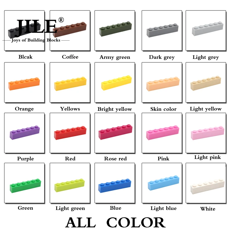 10 Stück Moc-Grundplatte 6x12 3028 DIY Creative Enlighten Basics Bausteine Bricks Kompatibel mit Baut Partikelspielzeug zusammen – Detail 6