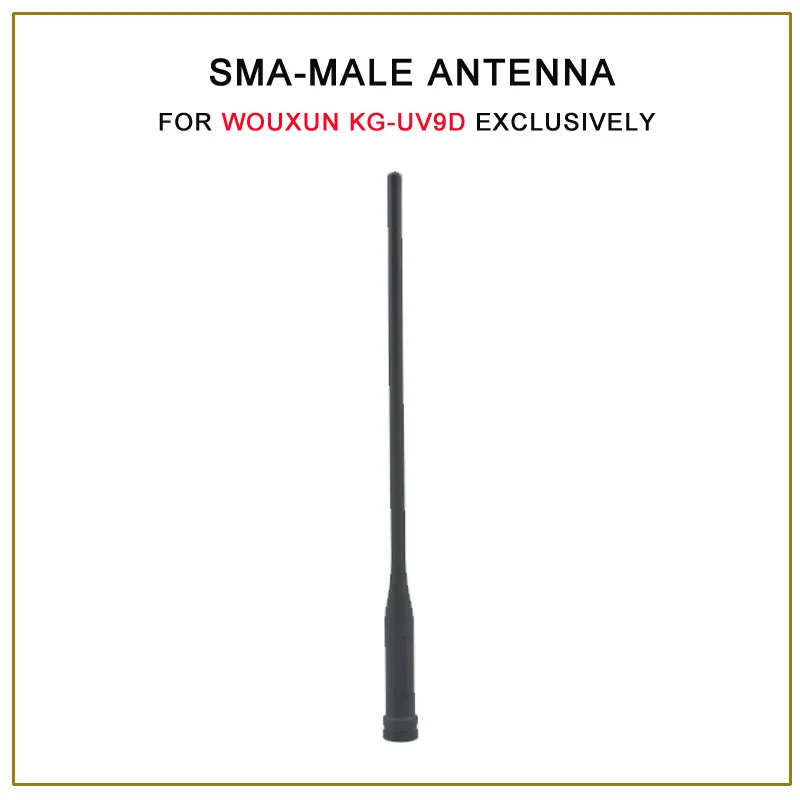 Wouxun KG-UV9D Long Antenna SMA-Male 144/430MHz Dual Band Antenna for WOUXUN KG-UV9D KG-UV9DPlus Exclusively