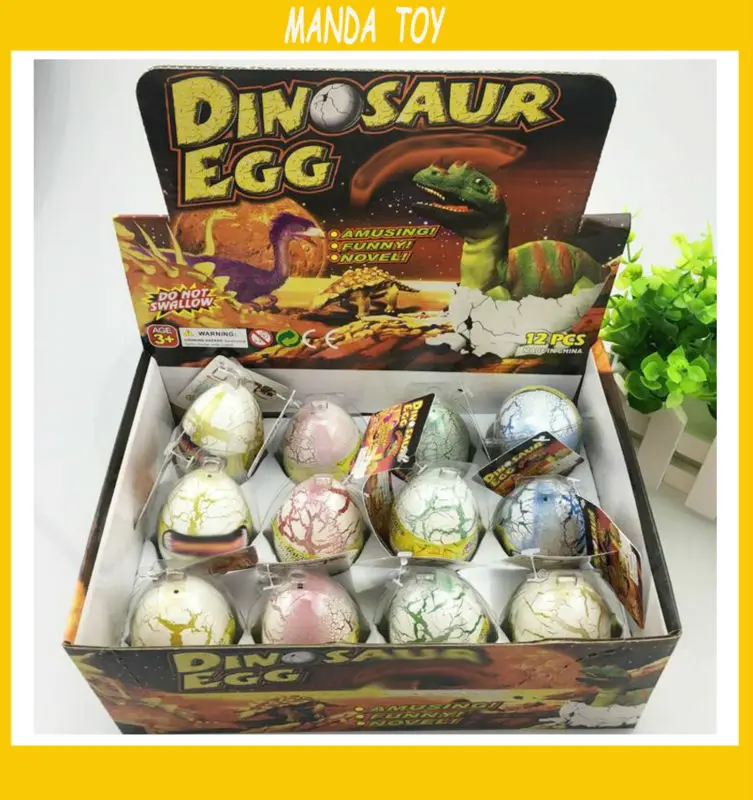 

12pcs/lot arrive novelty toys wholesale creative large white cracks dinosaur eggs dinosaur toys