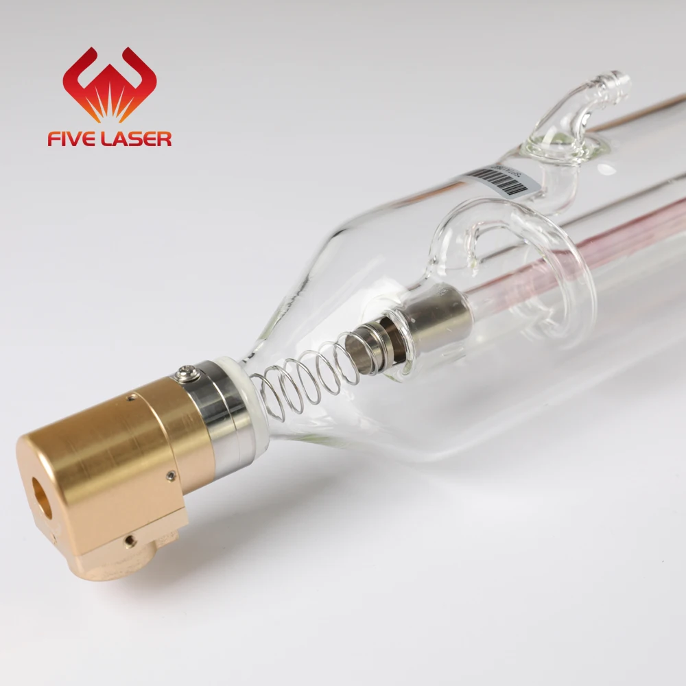 Tubo de laser com ponteiro vermelho -- laser de 55w para gravador a laser com luz vermelha e visualização fácil