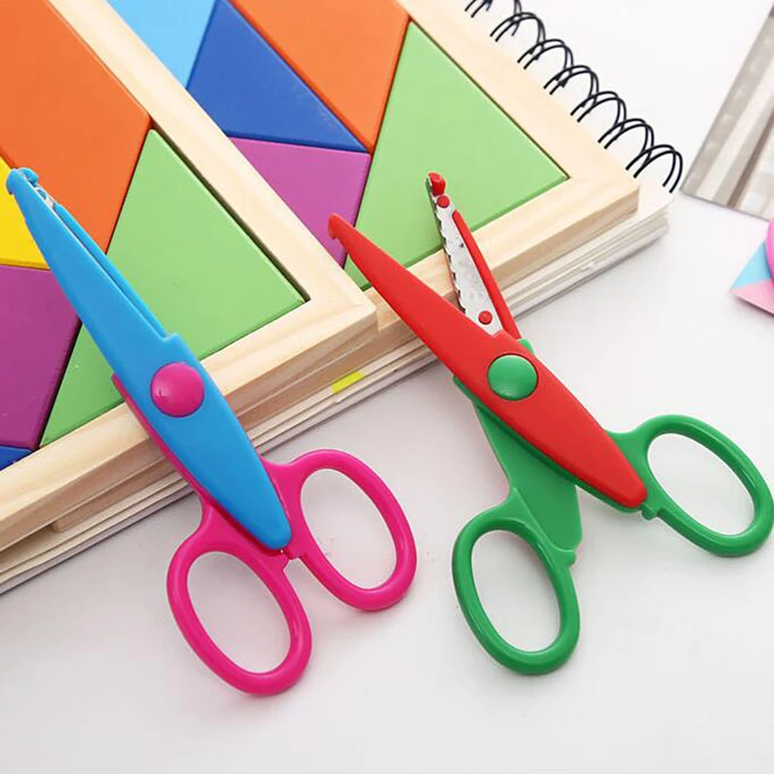 1 Piece DIY Laciness Scissor Album School Pinking Shear Creative Scrapbook Photo Craft Cut Handicraft Paper Diary Handmade