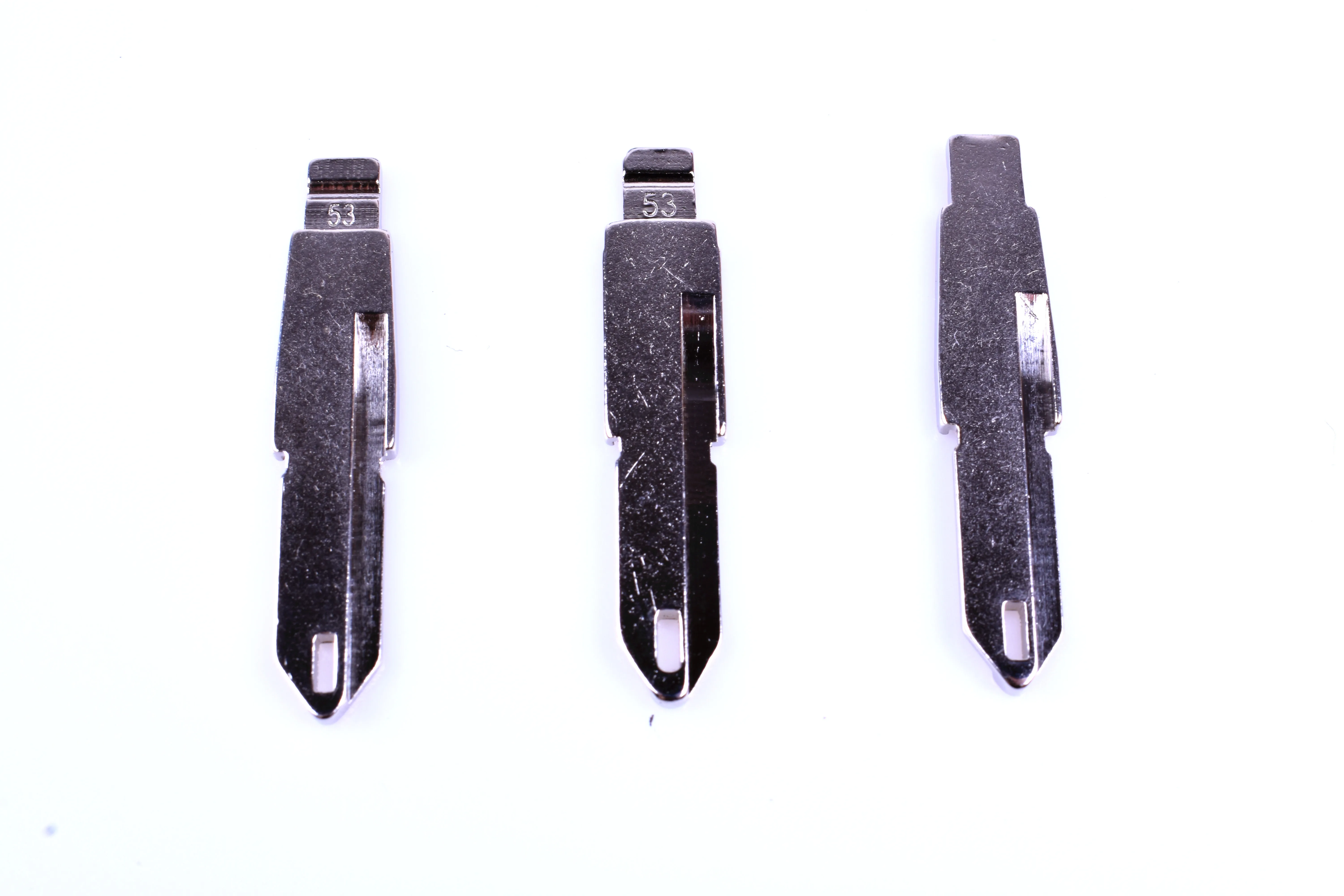 Hoja de llave plegable para coche Peugeot 206, llave remota de coche en sustitución del cabezal de llave n. ° 53