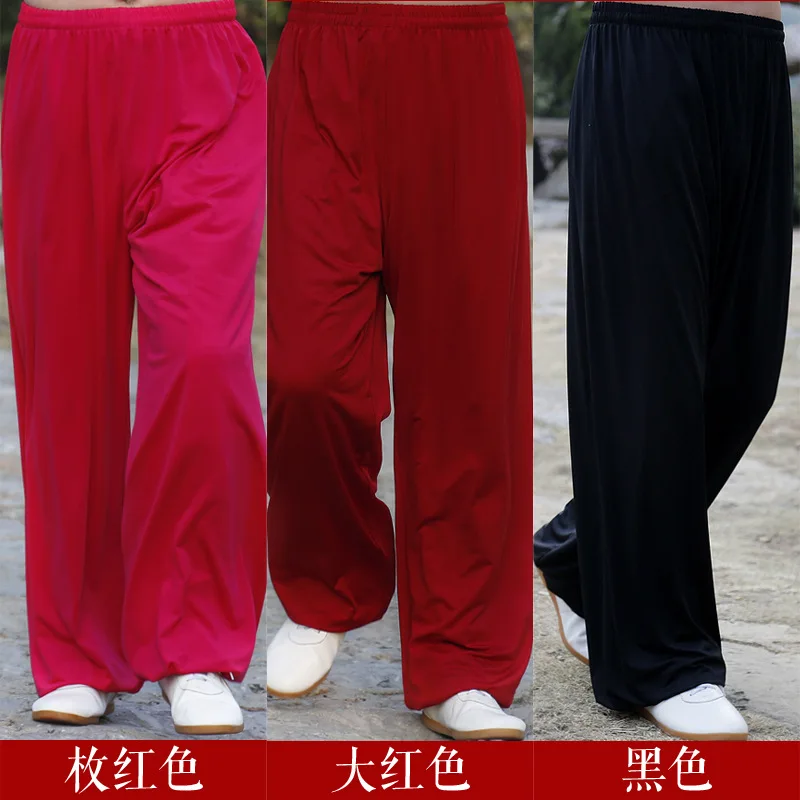 Martial arts Tai Chi Yoga Pants Acrobatics pants Kung Fu Cropped Pants Running Pants Men Women