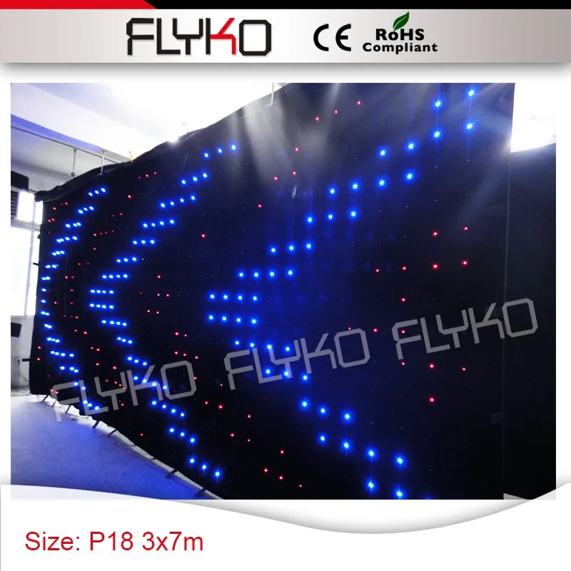 P18 backdrops led wedding lights good quality and best price led solar curtain lights