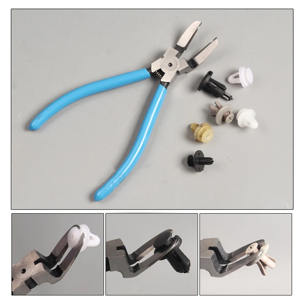 Multifunction Diagonal Plier Car Rivets Fastener Trim Clip Cutter Remover Puller Tool 16cm Long