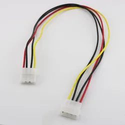 1pcs 50cm/1.5ft IDE 4 PIN Molex Male Power to LP4 Female Jack Adapter Extension Connector Cable