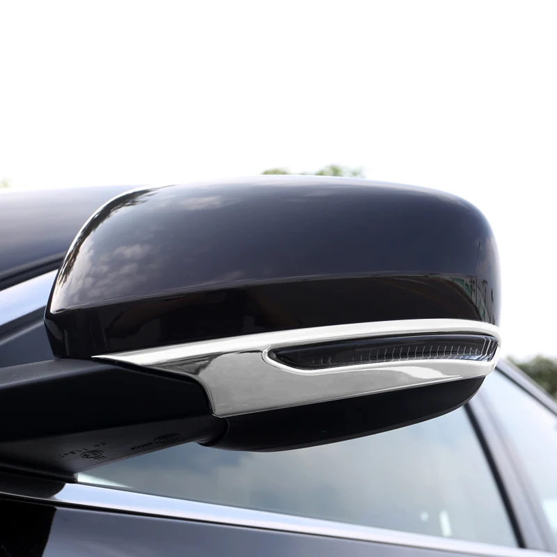 For Renault Koleos 2016 2017 2018 Samsung QM6 ABS Chrome side wing fender rearview mirror Cover Trim turning lamp light trims