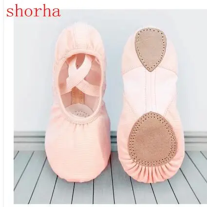 

Children's flats dance canvas shoes Princess dance shoes nursery girl soft bottom stretch cloth dance shoes