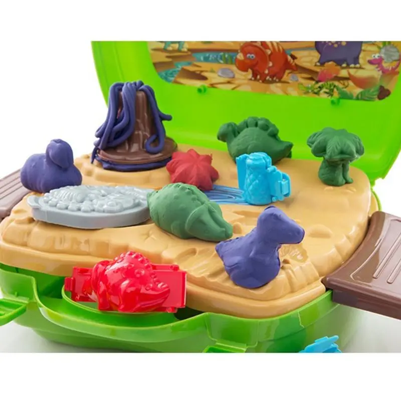 Clay Dinosaur Toys Set Magic Modeling Clay 26 Pieces Safe & Non Toxic 3D Dinosaur Figures Kids Boys and Girls Age 3-12 Years