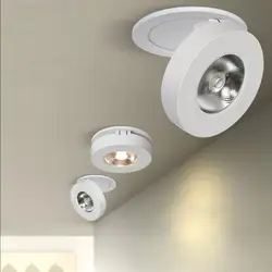 Dimmable 5W 10W COB Downlight Spot Light Ceiling Lamp Indoor Lighting LED Driverless Track Light Foldable Lamp 85-265V