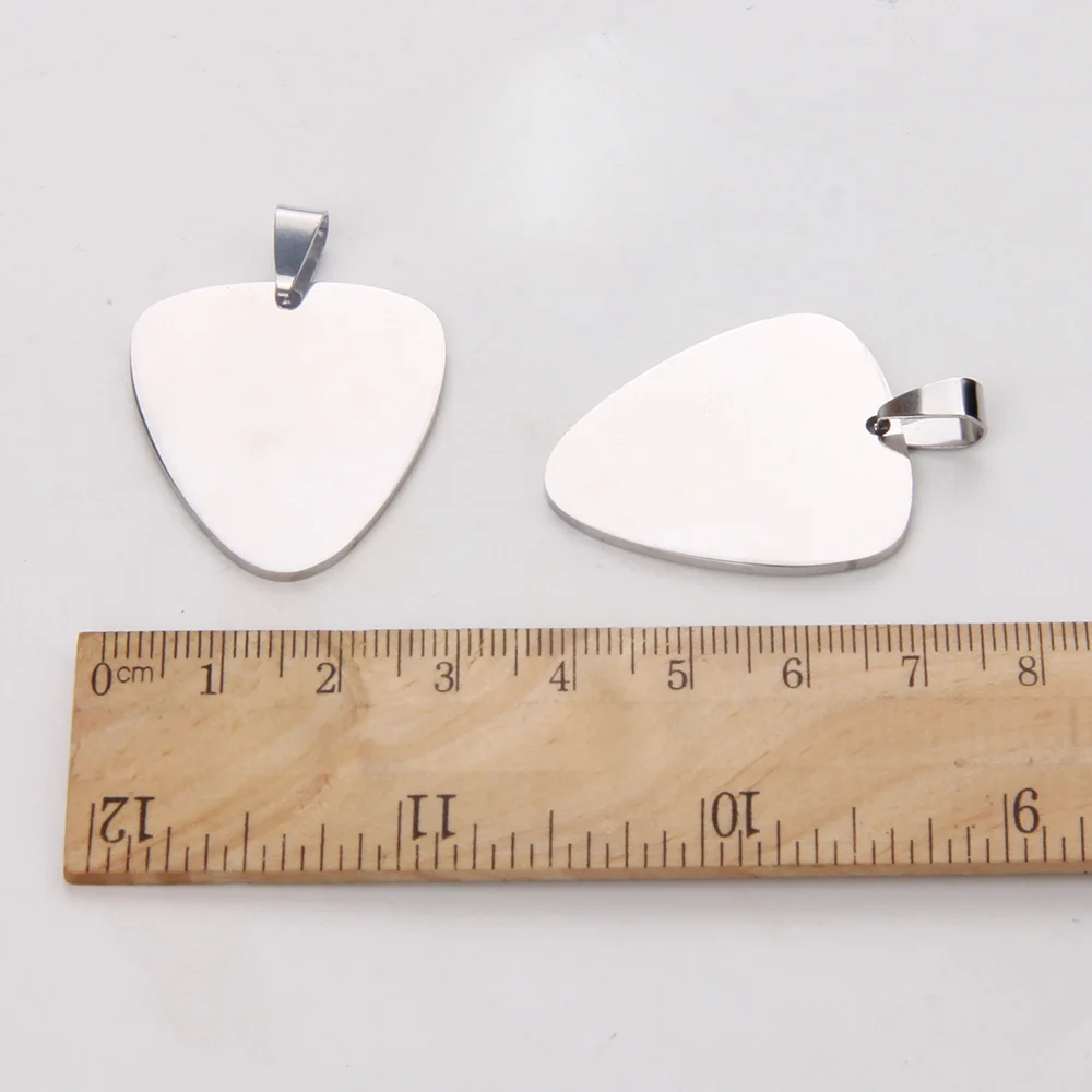 500pcs/lot Stainless Steel Silver Blank Tags Pendants  Necklace Jewelry DIY Pet ID Dog Cat Tags