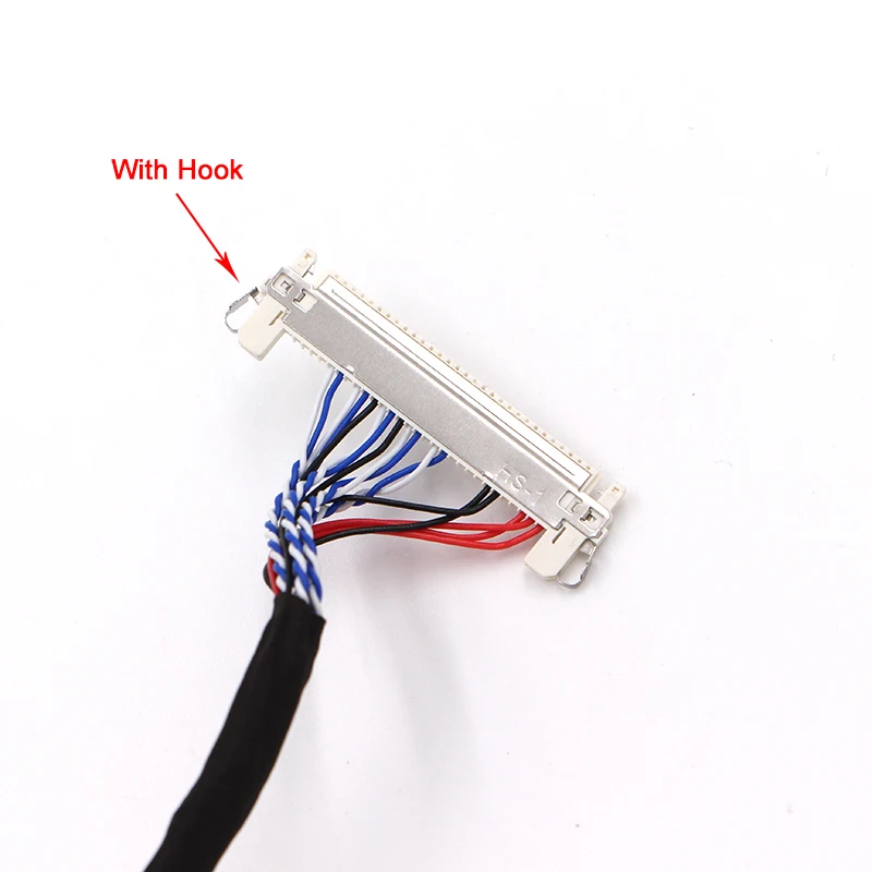 400mm LVDS Cable FIX-30P-D8 1ch 8-bit 30 pins 30pin single 8 line For 26-47 inch big screen panel 2 models