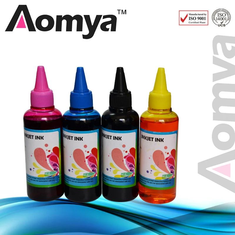 4x100ml Aomya Refill Ink Kit Compatible For HP 655 Deskjet 3525 4615 4625 5525 6525 Inkjet Printer Ink