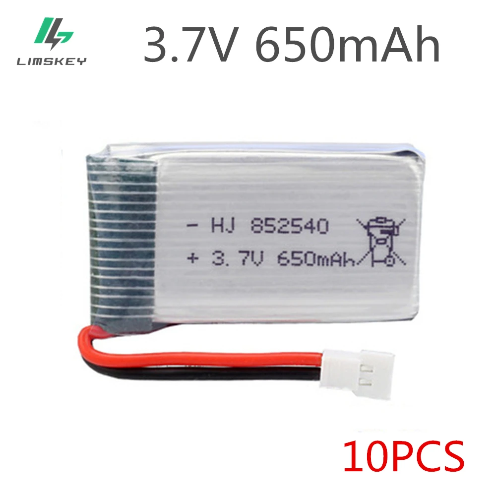 

10 шт./лот 3,7 V 650mAh Lipo батарея для Syma X5C X5 x5c X5SW X5SC модернизированная 650mAh батарея 802540