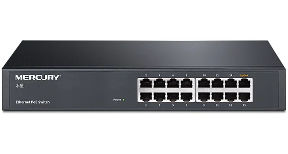 Max. PoE 128W 16 ports POE Switch with 15 POE ports power to ip camera,wireless ap, 15-port PoE Switch with 1* RJ45 Uplink Port