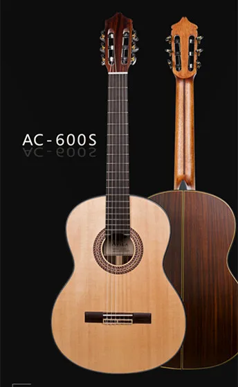 Avila classical acoustic guitar AC-600 handmade nylon strings solid top classical acoustic guitar 39 inch