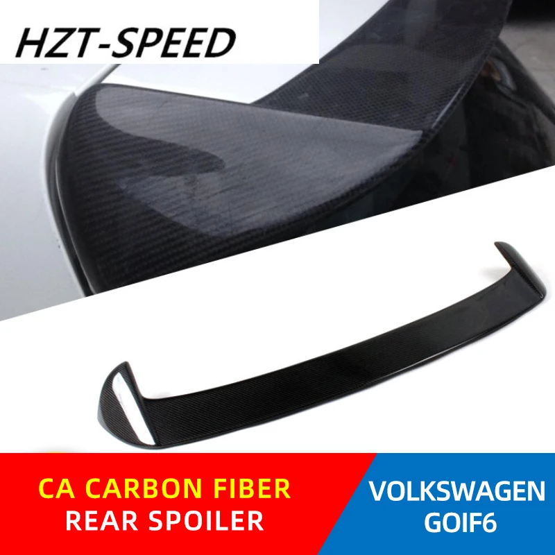 GOLF 6 Ordinary Car Modified CA Style Carbon Fiber Rear Spoiler for VOLKSWAGEN 2010-2013