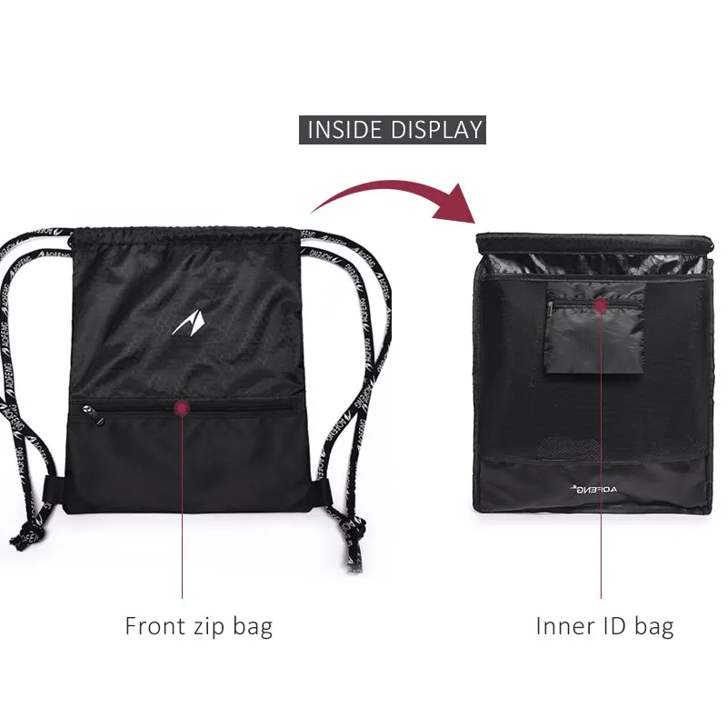 Mochila de baloncesto de gran capacidad para exteriores, bolsa impermeable de alta calidad con cordón, para gimnasio, deportes, Fitness, viajes, Yoga