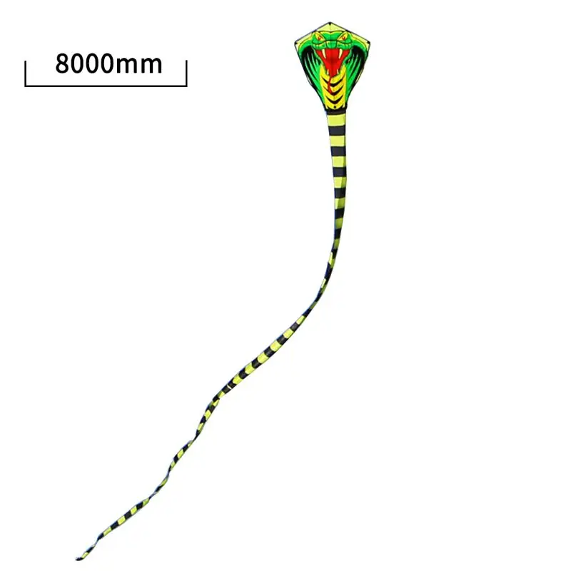 HBB-cometas de serpiente de dibujos animados para niños, juguetes de deportes al aire libre para la familia, deportes voladores, playa, regalo, 15m