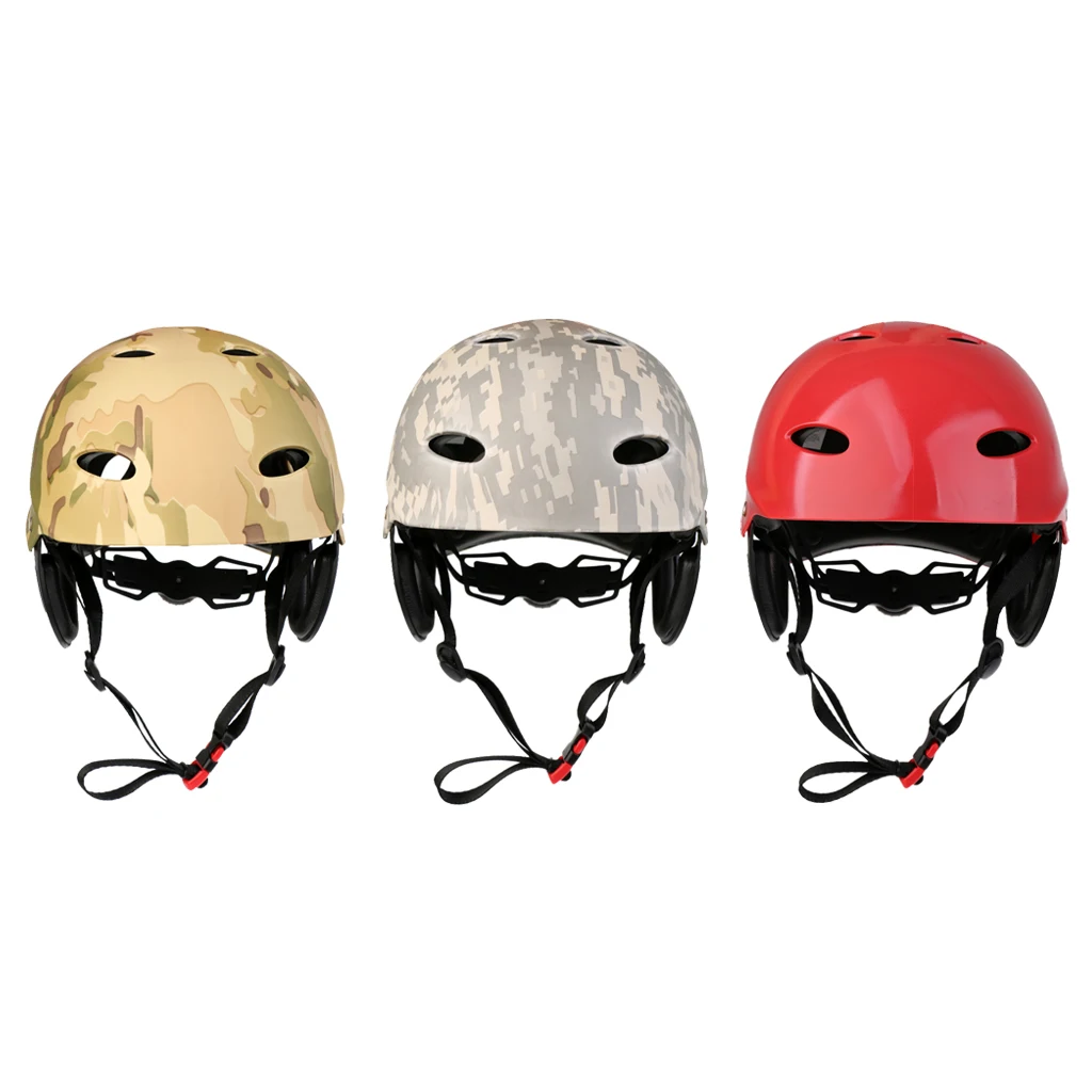 

Kayaking Adjustable Safety Helmet Rafting Canoe Hard Cap Protector Guard for Sailing Surfing Wakeboard Water Skiing