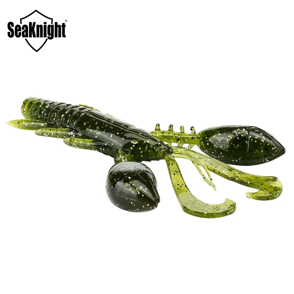 SeaKnight Soft Lure SL019 10g 10cm 4inch 6PCS Soft Fishing Lure Shrimp Artificial Bait Lifelike Wobbler Shrimp Carp Fishing