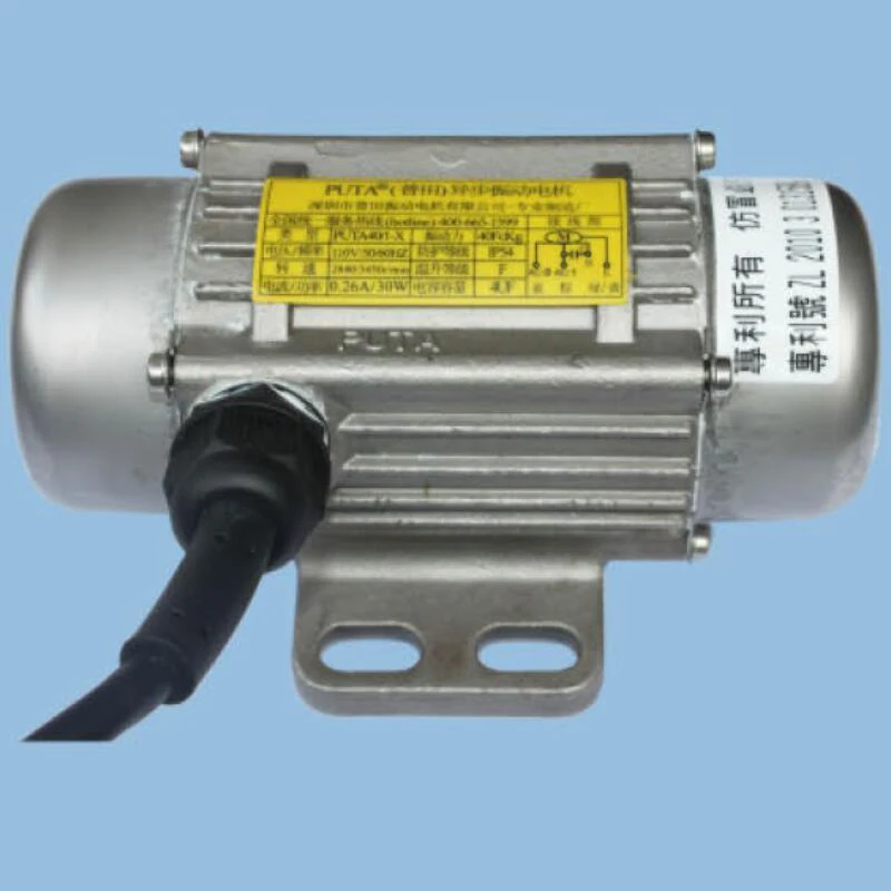 ToAuto stainless steel vibration motor asynchronous vibrator 220V 30-120W Three Phase Vibrating motor Putian