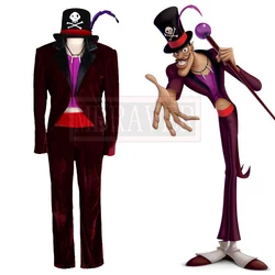 Doctor Facilier Cosplay Costume Halloween Uniform Outfit Custom Made Any Sizes