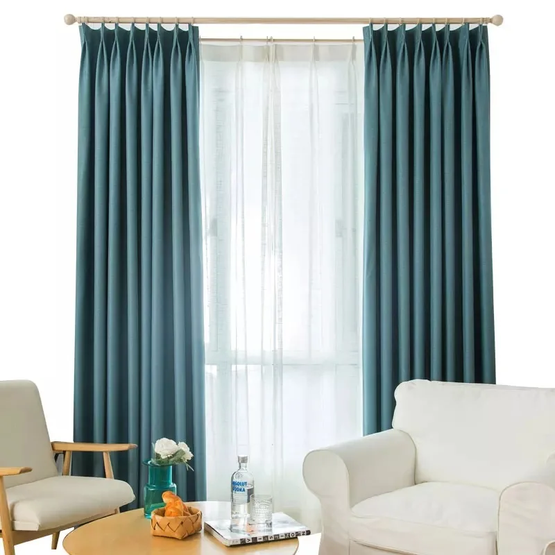 310cm Height Custom Made window 80%-90% blackout curtain thickened cotton linen cutains for living room bedroom luxury curtains